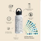 Dive Adventure Bottle + Stickers